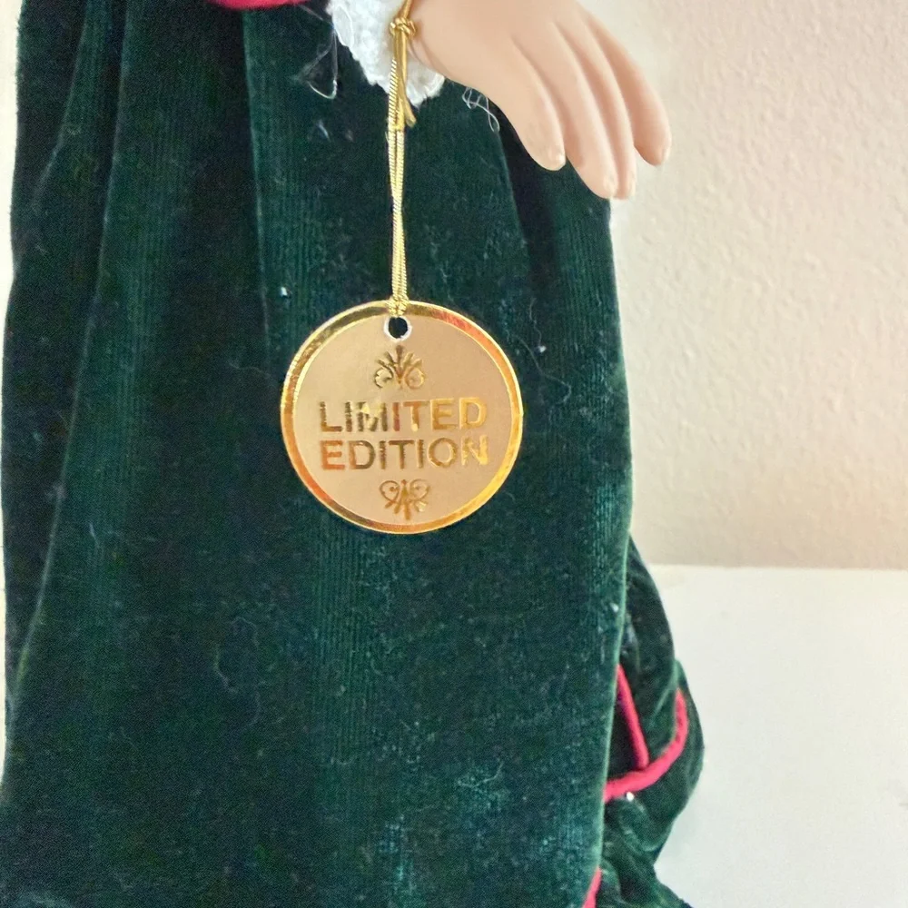 Collector Choice VTG Porcelain Doll Bisque Limited Edition Stand Collectible - Picture 5 of 15